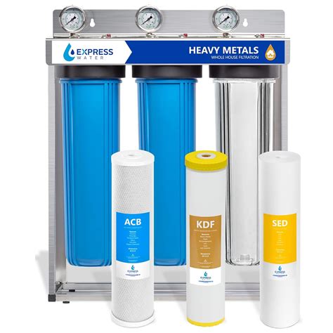 whole house water filter removes metals|express water heavy metal wh300scks.